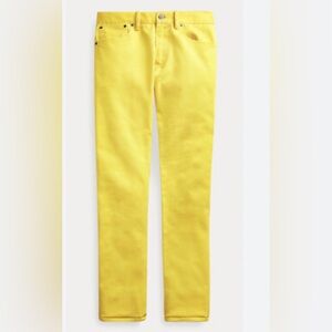 Ralph Lauren Bright Yellow Jeans Classic straight crop size 4 LRL, Lauren jeans